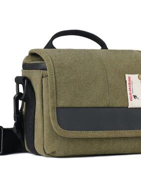 Camera Bag Small Crossbody Camera Shoulder Bag Purse Waterproof Canvas Cute Comp
